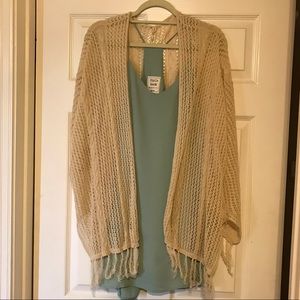 Beige/tan boutique bought kimono